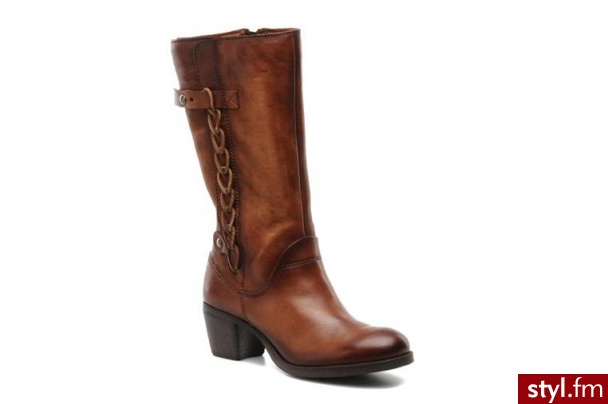 Mjus PÓŁBUTY I BOTKI MARTILO BY MJUS (Brązowy) - Botki Buty Moda
