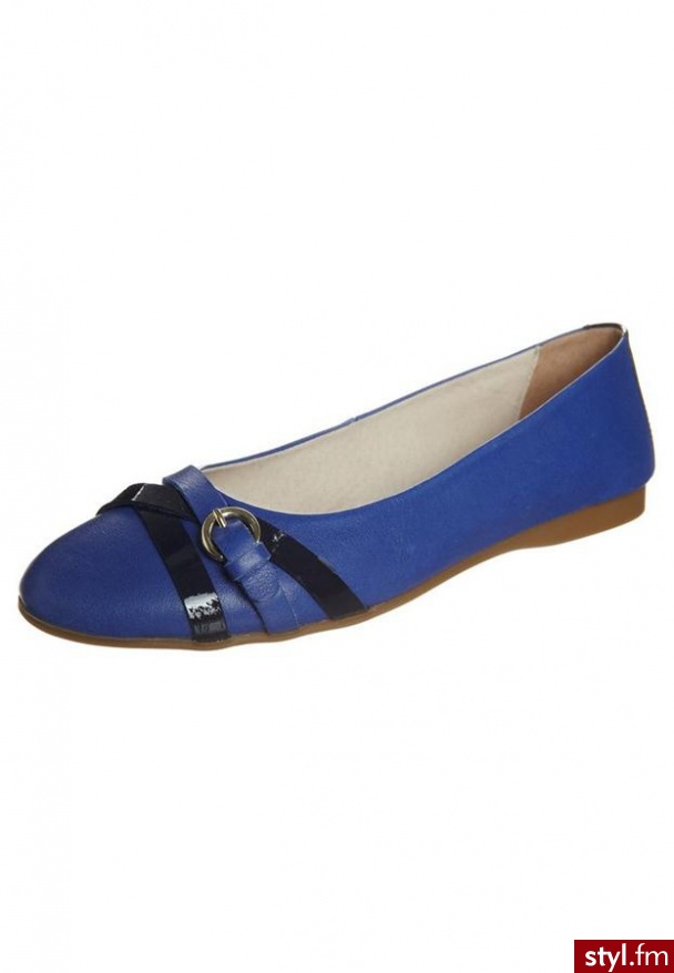 Pier One Baleriny niebieski - Balerinki Buty Moda
