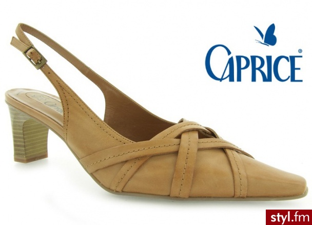Inne CzÓŁENKA CAPRICE SAND - Czółenka Buty Moda