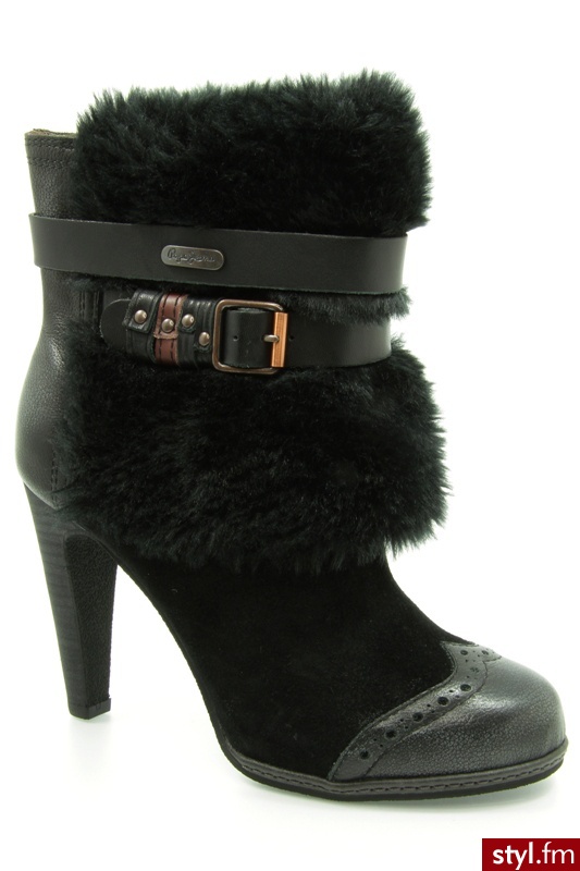 Pepe Jeans BOTKI HEELED ANKLE BOOT - Botki Buty Moda