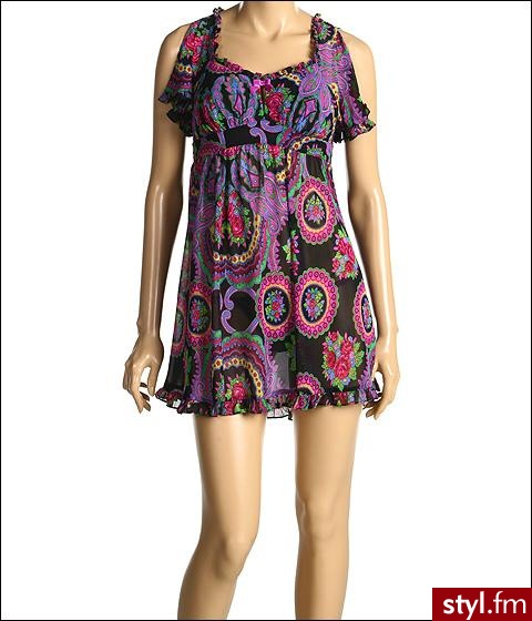 sukieneczka do spania typu Babydoll od Betsey Johnson - 83$ - Pozostałe Ciuchy Moda