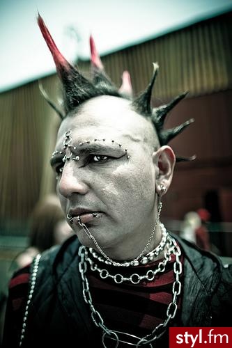 Punk Rock Alternatywne Średnie Fryzury