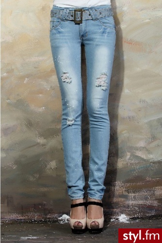Jeansy Spodnie Moda
