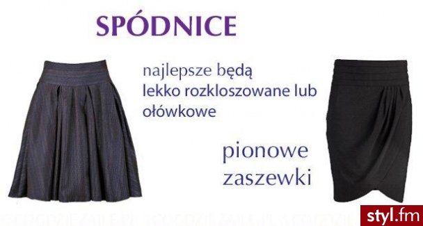 Szerokie biodra i masywne uda. spódnica Orsay 149 zł, spódnica F&F 89 zł - Pozostałe Ciuchy Moda