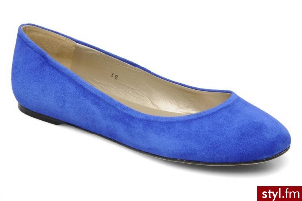 Georgia Rose Balerinki Sabrina CFT by (Niebieski) - Balerinki Buty Moda