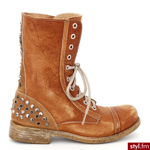 Venezia BOTKI SZNUROWANE ALASKA1 T OCR - Botki Buty Moda