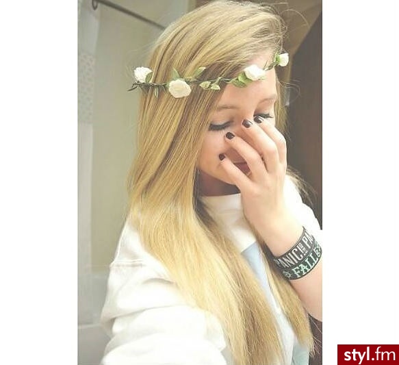 Blond Rozpuszczone Proste Na co dzień Długie Fryzury