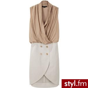 Alexander Wang / Tailored Blouson Dress - Polyvore. Pobrano ze strony: http://www.polyvore.com/cgi/thing?id=26759826 - Pozostałe Ciuchy Moda