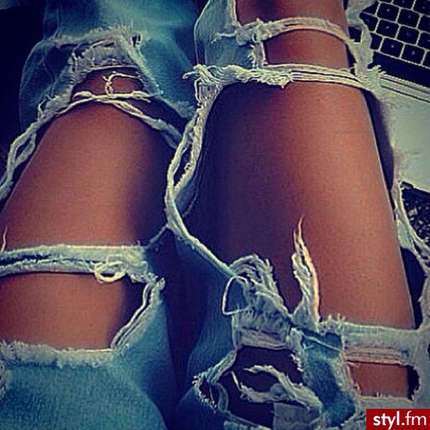 Jeansy Spodnie Moda