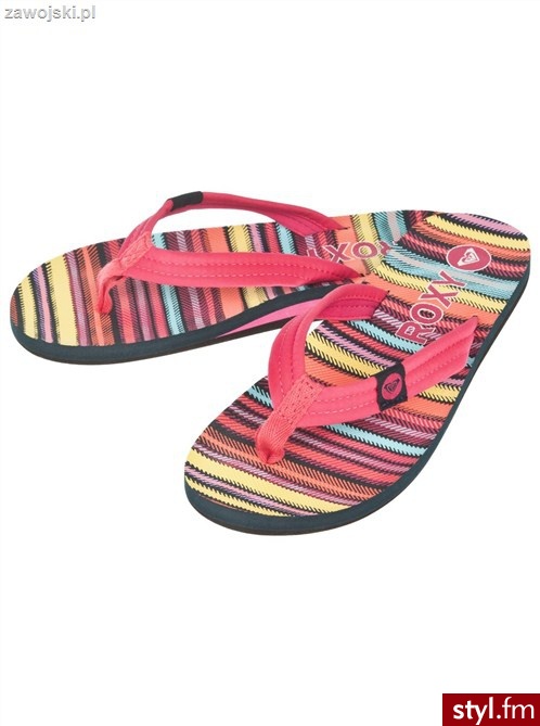 ROXY Japonki Klapnki TALLIA Nvy Miasto Plaża - Klapki Buty Moda