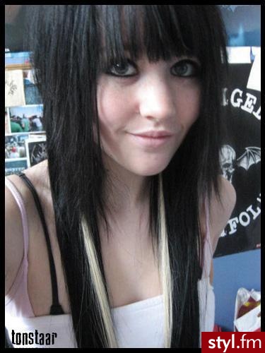 EMO Alternatywne Średnie Fryzury