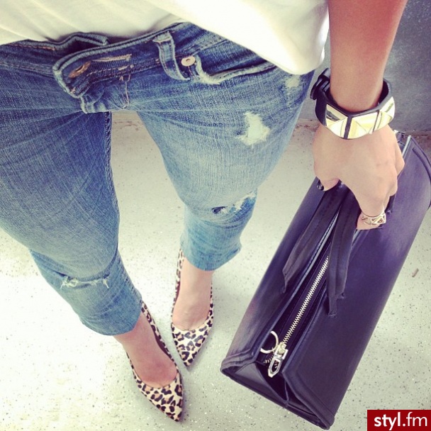 Jeansy Spodnie Moda