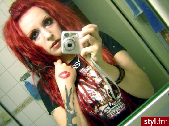 EMO Alternatywne Średnie Fryzury
