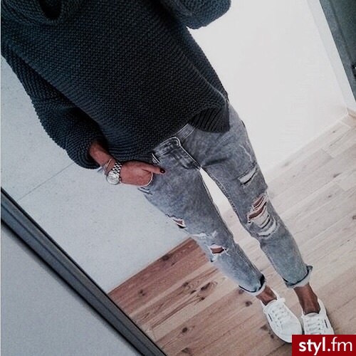Jeansy Spodnie Moda