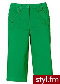Bonprix Bermudy zieleń trawy 958250_17981 - Szorty Spodnie Moda