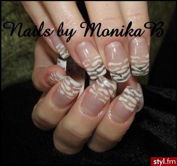 zebra - Paznokcie