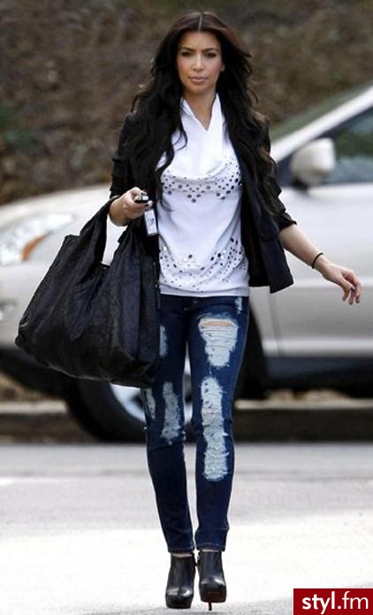 Kim Kardashian. Kim Kardashian - Moda uliczna Inne Moda