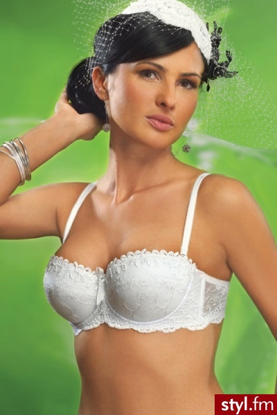 Gorsenia 154 Magnolia Biustonosz - Gorsety Bielizna Moda