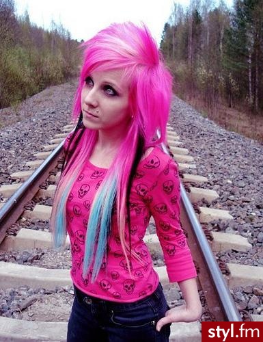 Punk Rock Alternatywne Średnie Fryzury