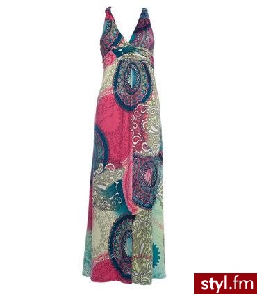 Ethical Floral Low Cut Maxi Dress. http://www.desireclothing.co.uk - Pozostałe Ciuchy Moda