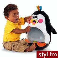 Fisher Price Muzyczny Pingwin Dmuchany Z Piłeczkami M4046 - Dziecko
