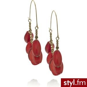 Stone-embellished half-hoop earrings - Polyvore. Pobrano ze strony: http://www.polyvore.com/stone-embellished_half-hoop_earrings/thing?id=15103033 - Pozostałe Dodatki Moda