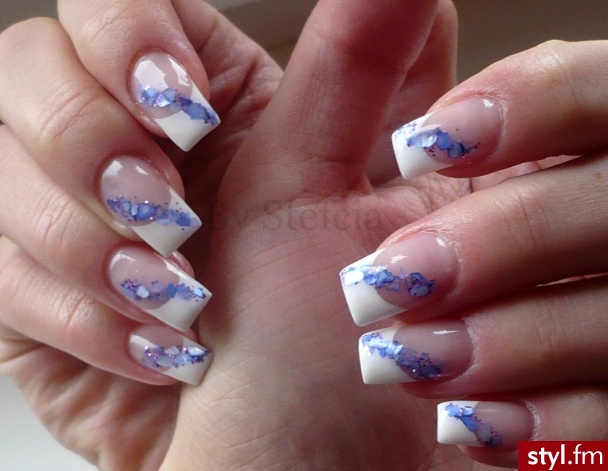 french haberek. http://nailsofdreams.blog.onet.pl/ - Paznokcie
