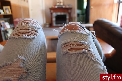 Jeansy Spodnie Moda