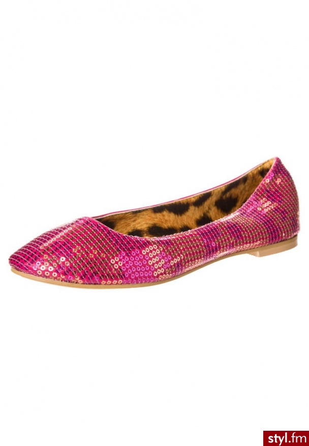 Iron Fist DIGI SKULL Baleriny różowy IFLFLT11513S13 - Balerinki Buty Moda