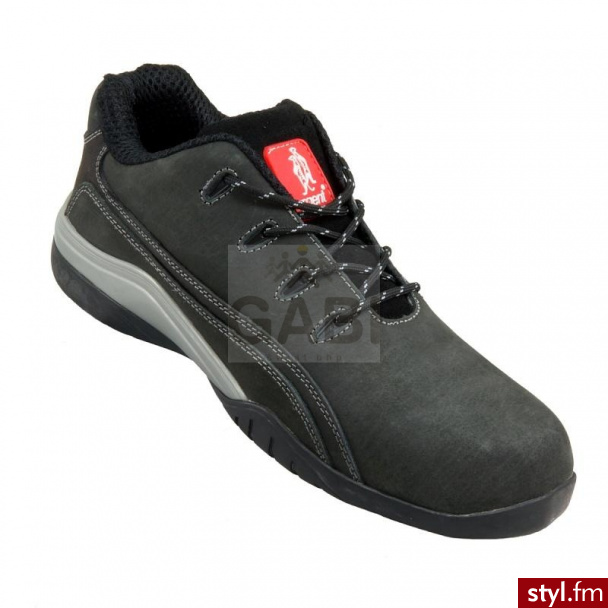 Urgent Półbuty Robocze Skóra Nubuk Kompozyt+Kevlar 223 S3 - Półbuty Buty Moda