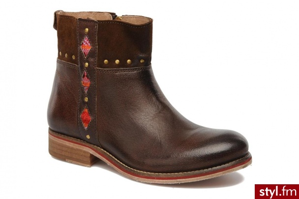 Koah Półbuty i botki Noor (Brązowy) - Botki Buty Moda