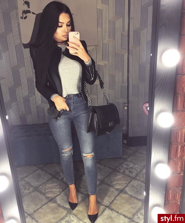 Jeansy Spodnie Moda