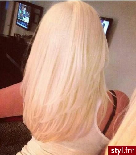 Blond Rozpuszczone Proste Na co dzień Długie Fryzury