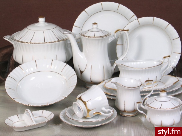 Porcelana chodzież garnitur do kawy 12/27 iwona 0007 3051-0007 - Pozostałe Biżuteria Moda