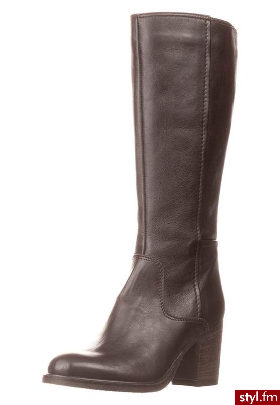Pier One Kozaki  brązowy - Kozaki Buty Moda