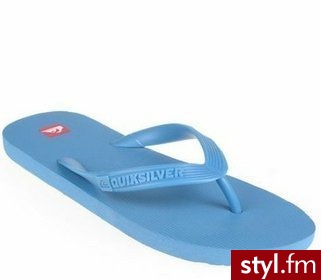 Quiksilver Klapki męskie MOLOKAI BASIC niebieskieroz. 39 - Klapki Buty Moda