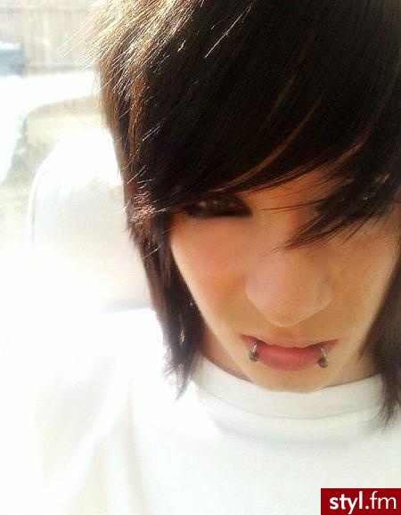 EMO Alternatywne Średnie Fryzury