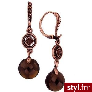 Copper Dreaming Art Deco Style Drop Earrings - 1928 - Polyvore. Pobrano ze strony: http://www.polyvore.com/copper_dreaming_art_deco_style/thing?id=14352445 - Pozostałe Dodatki Moda