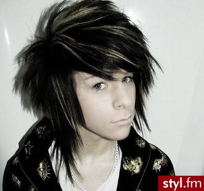 EMO Alternatywne Średnie Fryzury