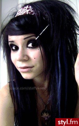 Steffy Keek - EMO Alternatywne Średnie Fryzury