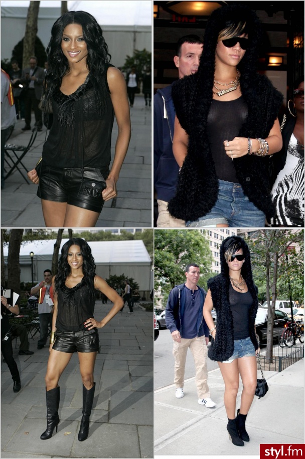 ciara i rihanna - Moda uliczna Inne Moda