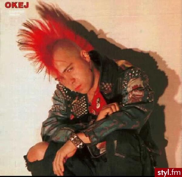 Wattie Buchan. Wokalista Exploited - Punk Rock Alternatywne Średnie Fryzury