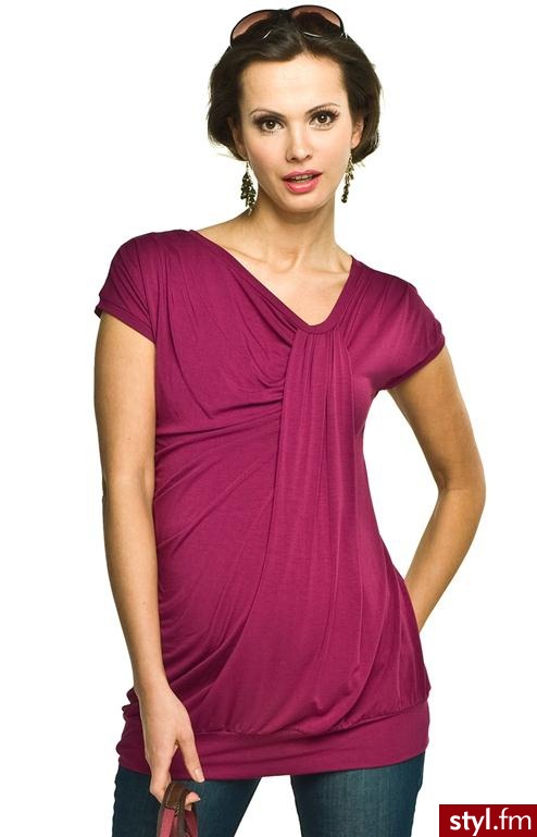 Torelle zoe bluzka (amarantowy) - Tuniki Ciuchy Moda