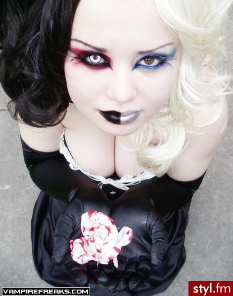 EMO Alternatywne Średnie Fryzury
