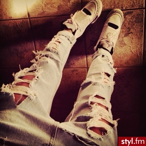 Jeansy Spodnie Moda