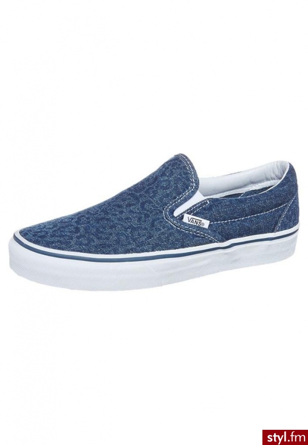 Vans CLASSIC SLIPON Półbuty wsuwane niebieski (VUC4) - Półbuty Buty Moda