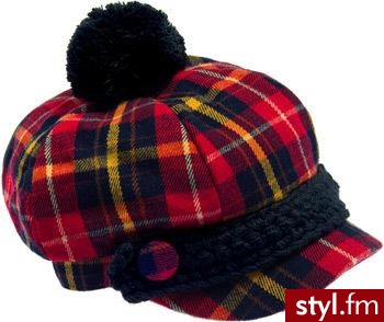 czapka z pomponem - 38$ - Nakrycia głowy Dodatki Moda