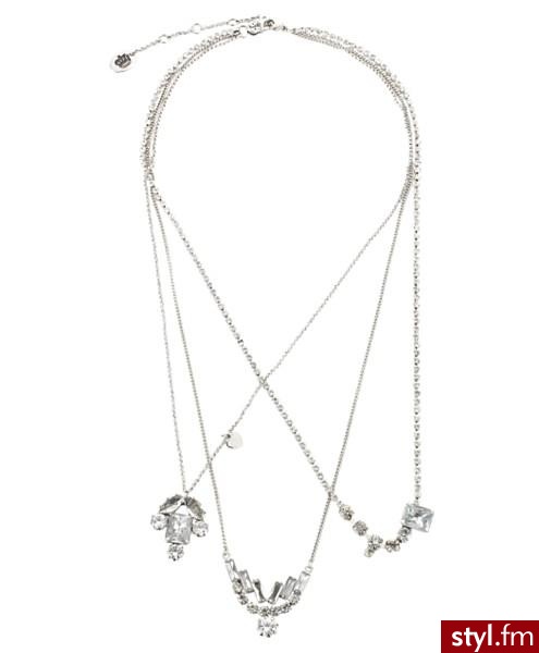 potrójny wisiorek z białymi cyrkoniami od Juicy Couture - 98$ - Pozostałe Dodatki Moda
