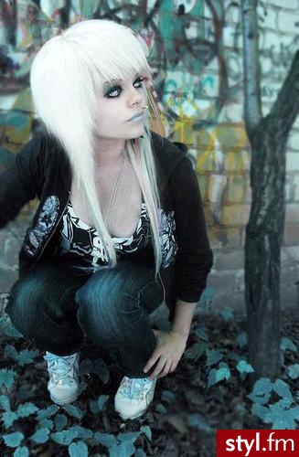 EMO Alternatywne Średnie Fryzury