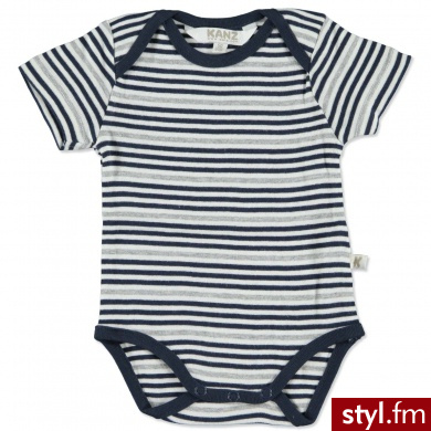 Kanz Boys Baby Body z krótkim rękawem total eclipse - Body Bielizna Moda